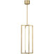 Sean Lavin Kenway LED 11 inch Natural Brass Pendant Ceiling Light, Integrated LED