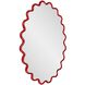 Cloud 36 X 24 inch Red Mirror