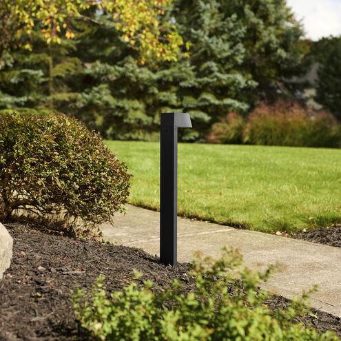 Independence 12 AC/DC 2.75 watt Textured Black Flared Top Path Light in 2700K