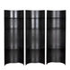 Fassbender Matte Black Bookcase, Set of 3