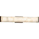 Alabaster Rocks 28.5 inch Dark Bronze Vanity Light Wall Light