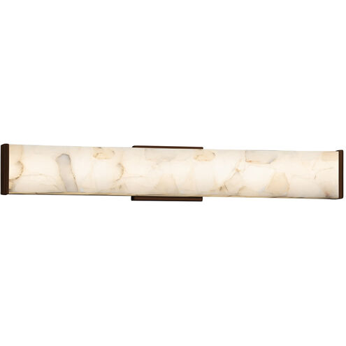 Alabaster Rocks 28.5 inch Dark Bronze Vanity Light Wall Light