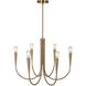 Bronte LED 24.5 inch Brass Chandelier Ceiling Light