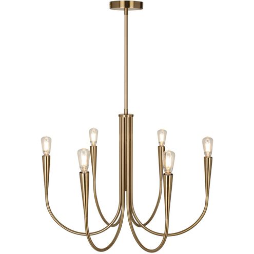 Bronte LED 24.5 inch Brass Chandelier Ceiling Light