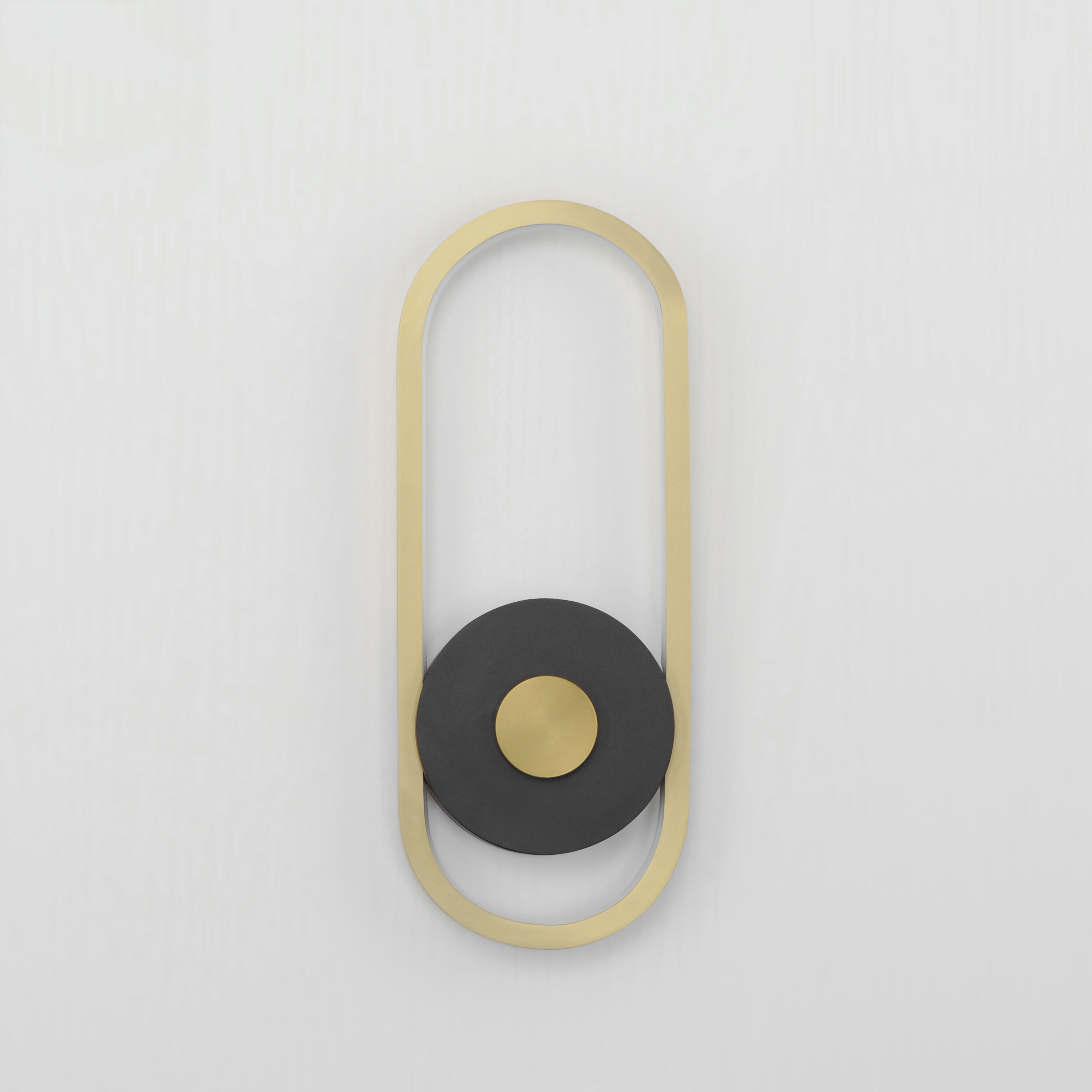 Gravity LED 15.5 inch Black and Gold Outdoor Wall Sconce