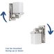Metric 1 Light 5 inch Brushed Nickel Bath Vanity Wall Light, Design Series