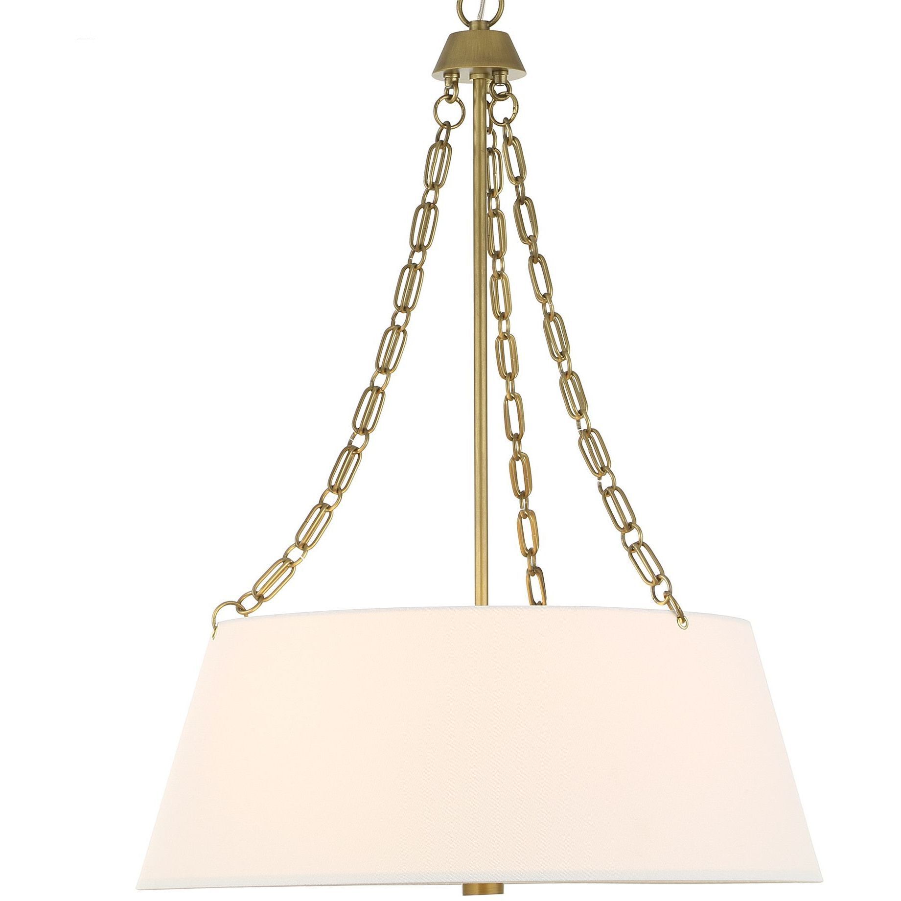 Andalucia 4 Light 24 inch Matte Brushed Gold Pendant Ceiling Light