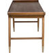 Mandrake 62 X 26 inch Clear Coat Flat Desk