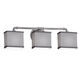 Textile 25.25 inch Brushed Nickel Bath Bar Wall Light