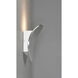 Lunaro LED Wall Sconce Wall Light in Brushed Chrome