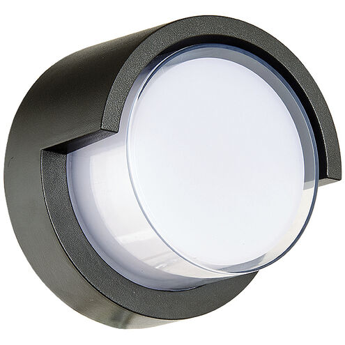 Geo LED 3.9 inch Matte Black Outdoor Wall Light