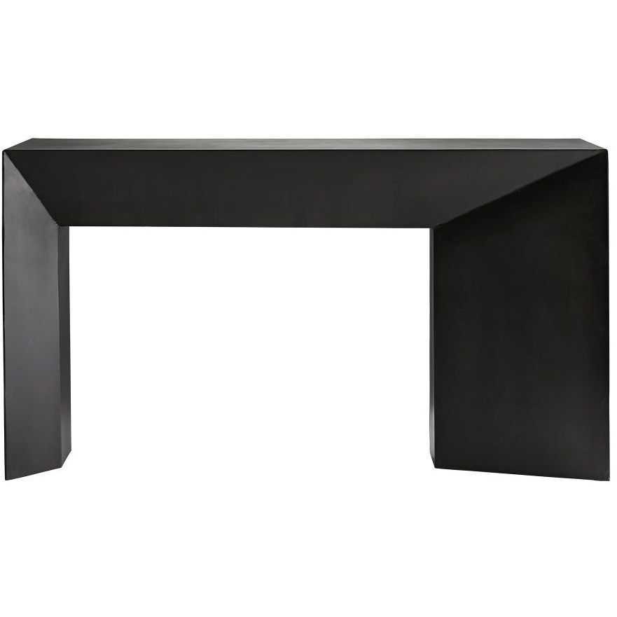 Mckinley Blackened Console Table