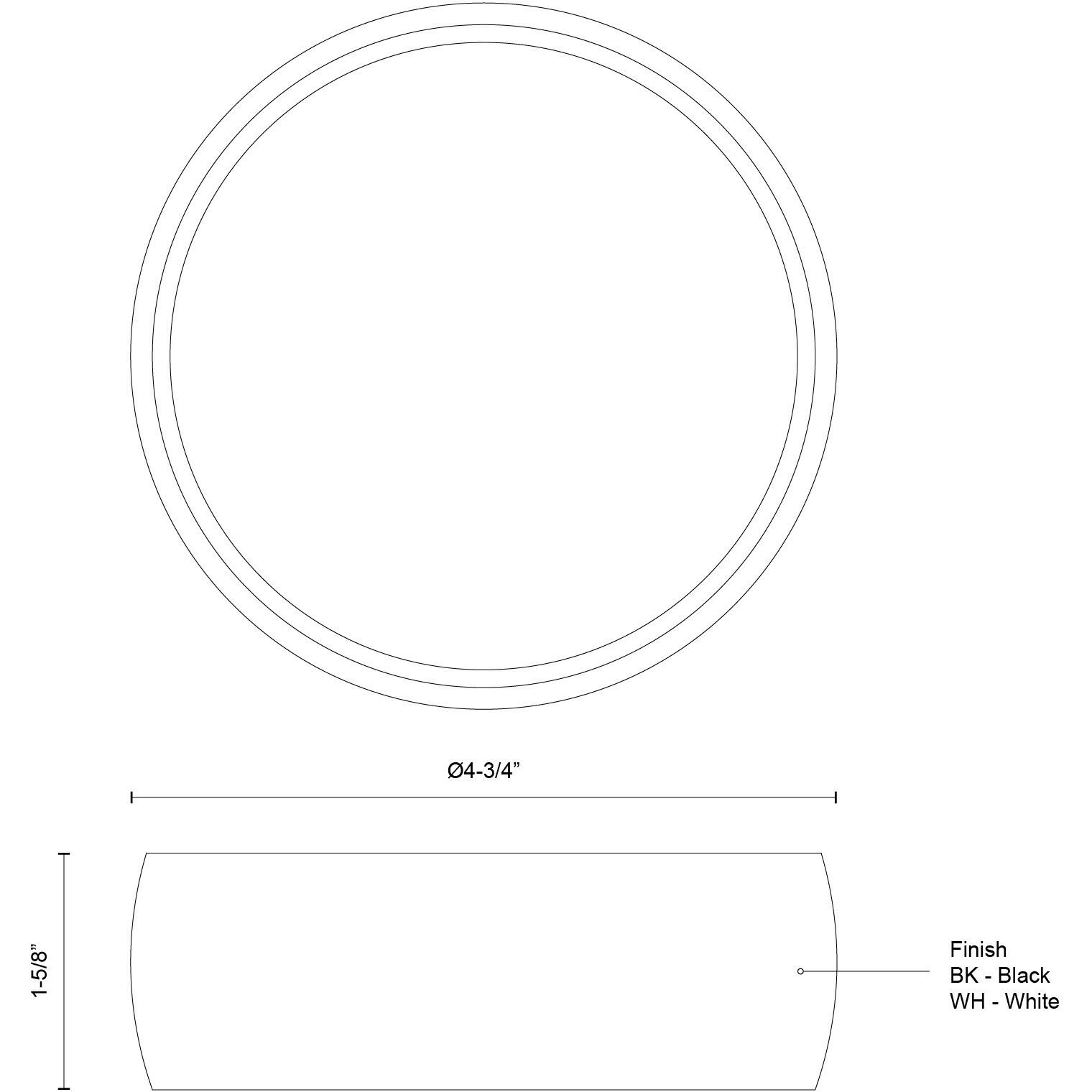 Savile LED 4.75 inch White Flush Mount Ceiling Light