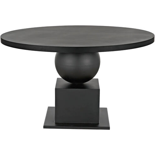 Emira 52 X 52 inch Matte Black Dining Table