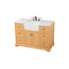 Franklin 48 X 22 X 35 inch Natural Wood Bathroom Vanity Cabinet