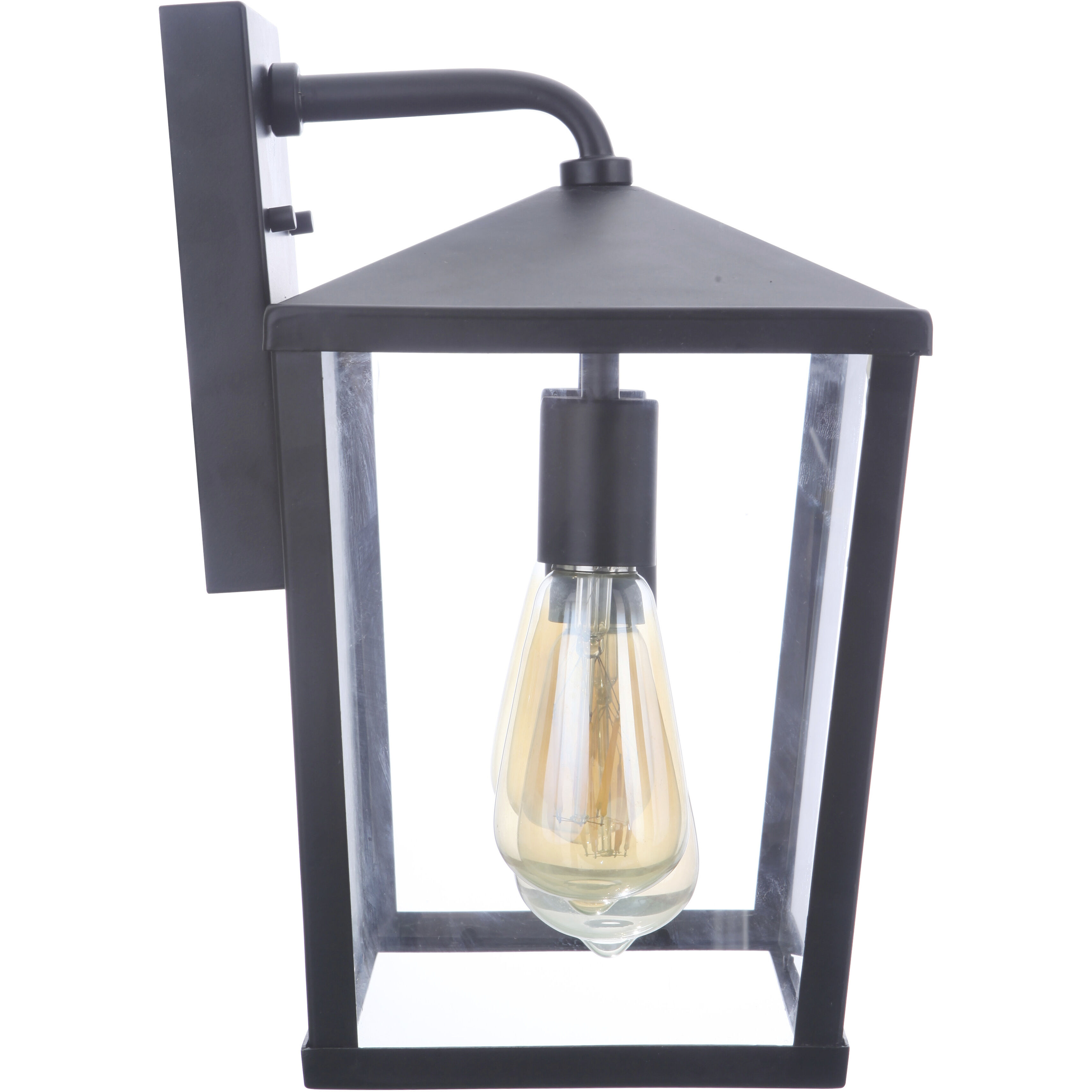 Olsen 3 Light 13 inch Midnight Outdoor Wall Lantern