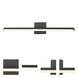Hover LED 30 inch Black ADA Wall Sconce Wall Light