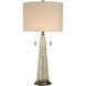 Chandi 33.5 inch 60 watt Tea and Luster Table Lamp Portable Light