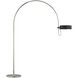 Thomas O'Brien Oso 75 inch 18 watt Polished Nickel Arc Reading Floor Lamp Portable Light