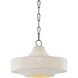 Thurso 1 Light 18.75 inch Bronze Pendant Ceiling Light