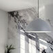 Ofelia LED 16 inch Grey Pendant Ceiling Light, Dome