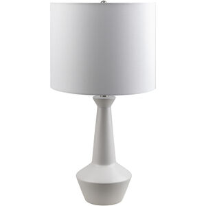Fredonia 26.75 inch 100 watt White Accent Table Lamp Portable Light