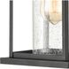 Minersville 1 Light 17 inch Matte Black Outdoor Wall Sconce
