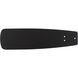 Ovation Matte Black/Walnut Each Fan Blades, Set of 5