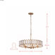 Drama Club 5 Light 24 inch Brass Kisser Pendant Ceiling Light
