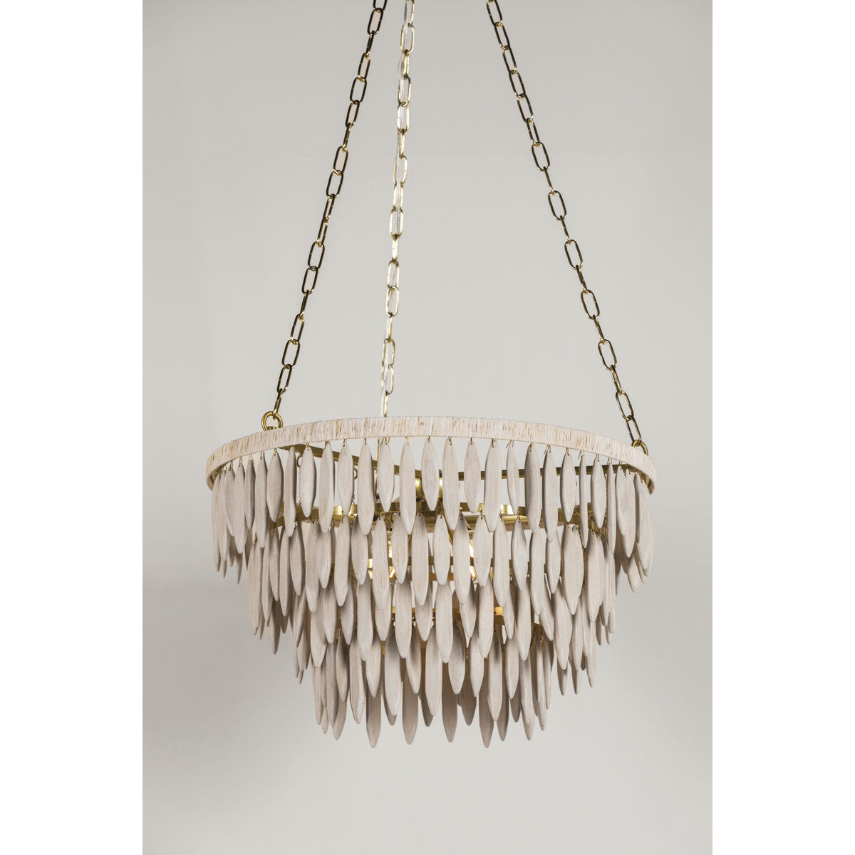 Tiffany 4 Light 24 inch Aged Brass Chandelier Ceiling Light