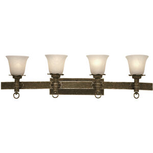 Americana 4 Light 40.5 inch Antique Copper Bath Light Wall Light