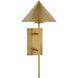 Paloma Contreras Orsay LED 8 inch Hand-Rubbed Antique Brass Downlight Sconce Wall Light, Medium