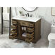 Americana 42 X 22 X 35 inch Driftwood Vanity Sink Set