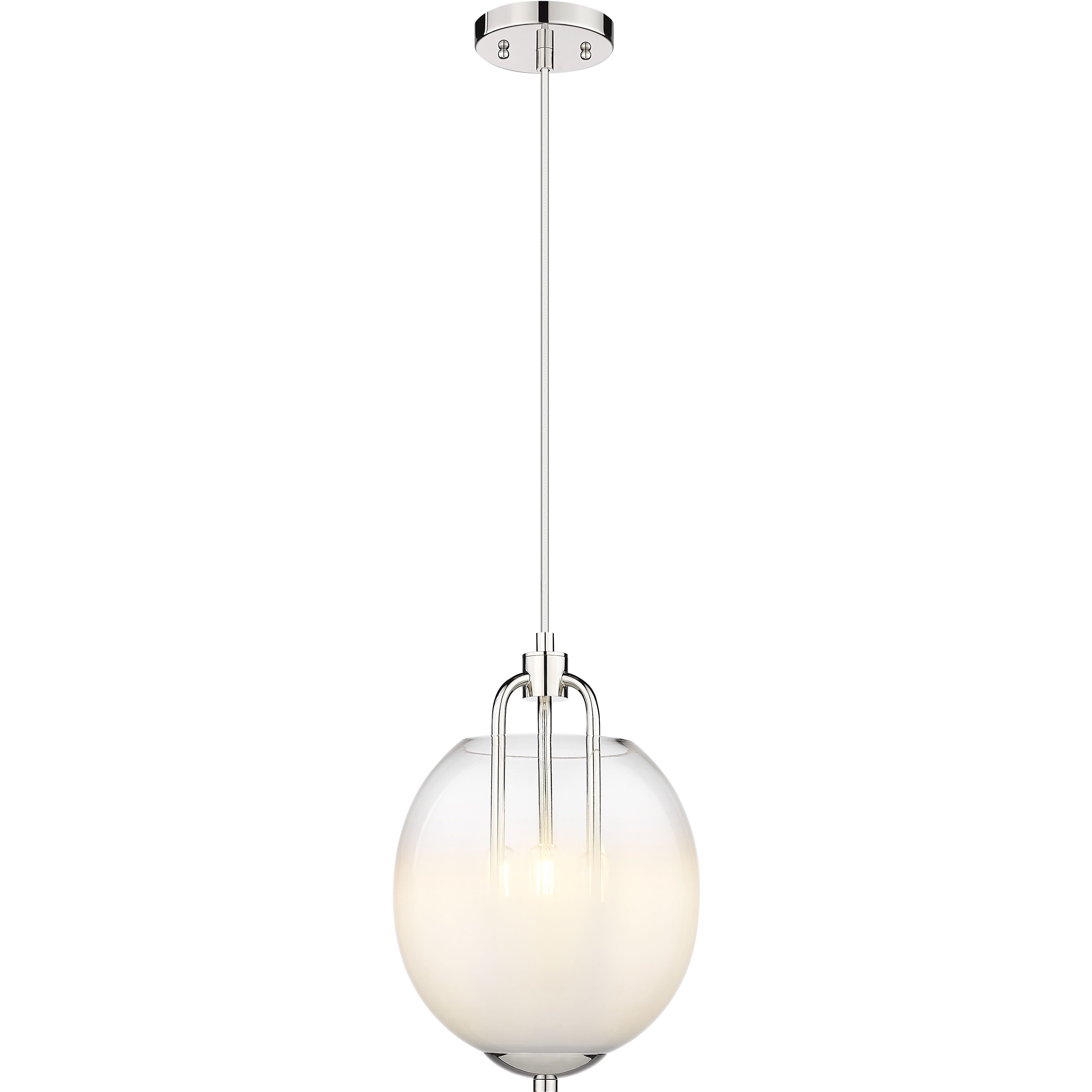 Fall Brook 3 Light 9.88 inch Polished Nickel Pendant Ceiling Light