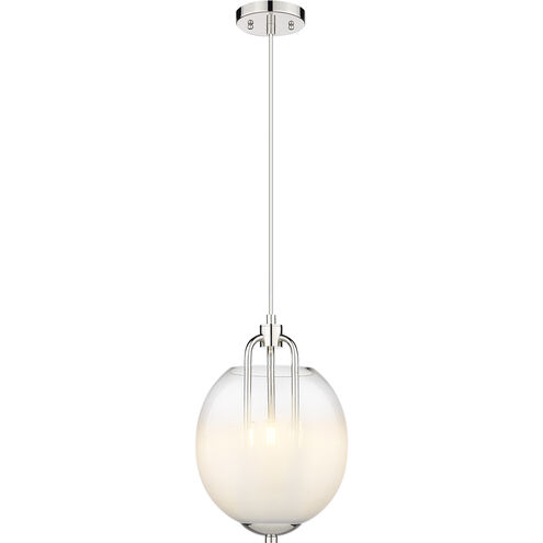 Fall Brook 3 Light 9.88 inch Polished Nickel Pendant Ceiling Light