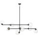 Millikan 9 Light 39 inch Coal Black Pendant Ceiling Light