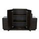 Nova 77.5 X 21 inch Ebony Walnut Sideboard