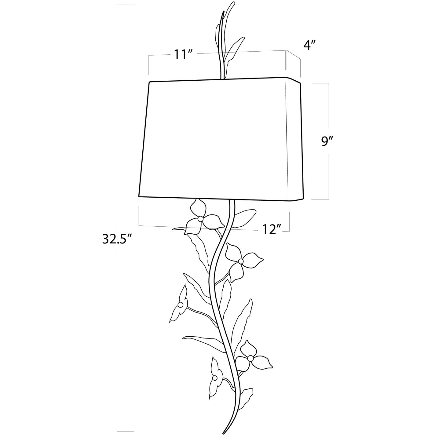 Trillium Wall Sconce Wall Light
