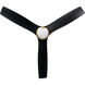 Kylpin 60 inch Brass with Matte Black Blades Indoor/Outdoor Ceiling Fan