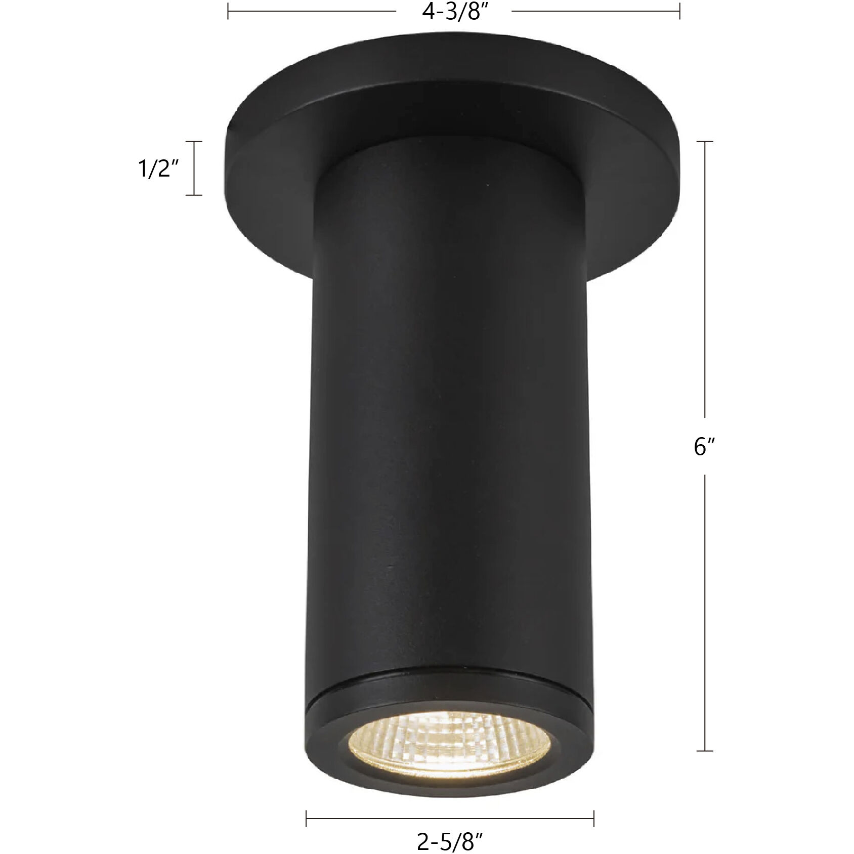 Nordic LED 4.38 inch White Exterior Ceiling