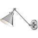 Arti 7.75 inch Polished Nickel Indoor Wall Sconce Wall Light
