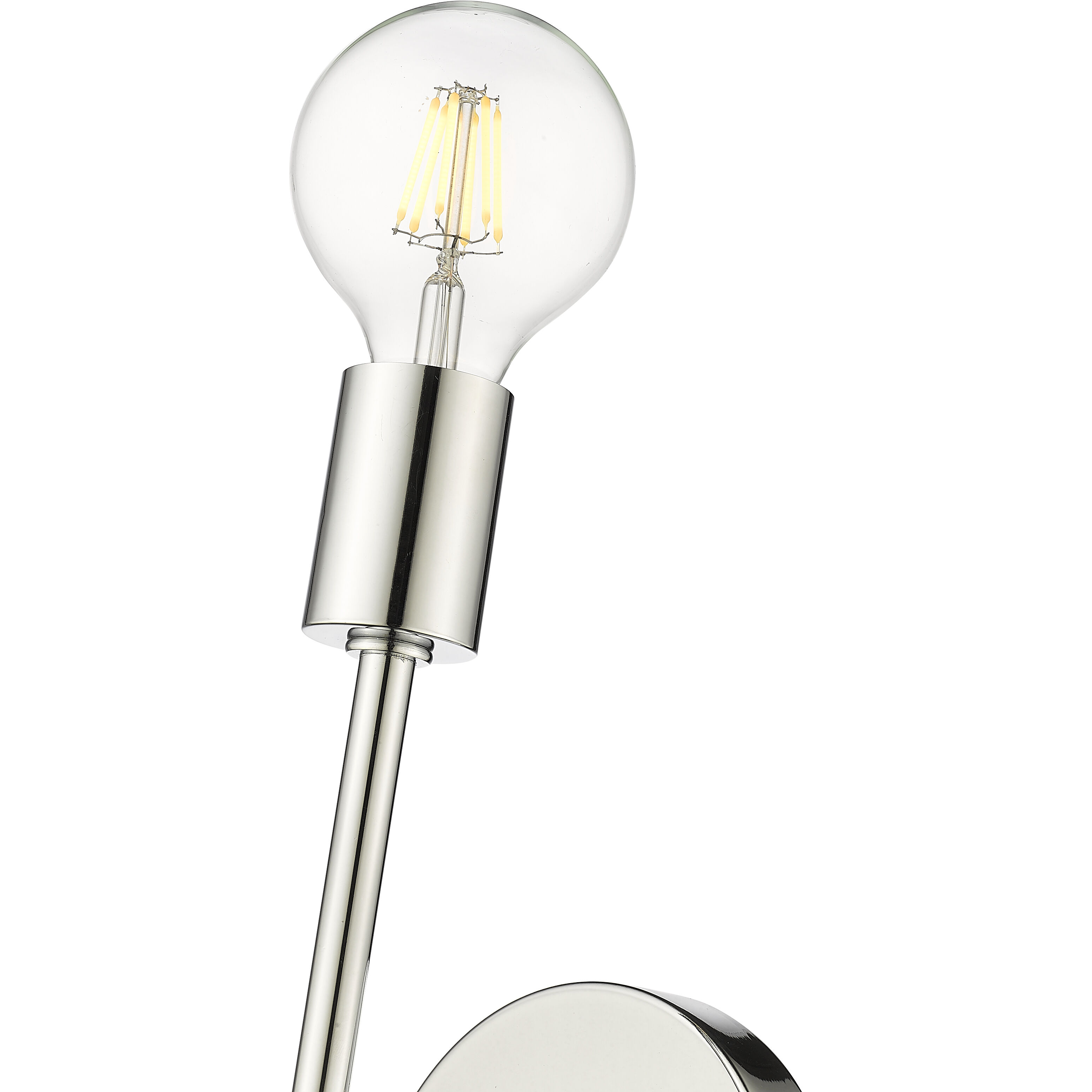 Modernist 2 Light 5 inch Chrome Wall Sconce Wall Light