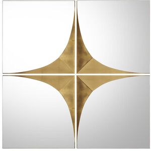 Gold Contour 50 X 50 inch Mirrors, Set of 4