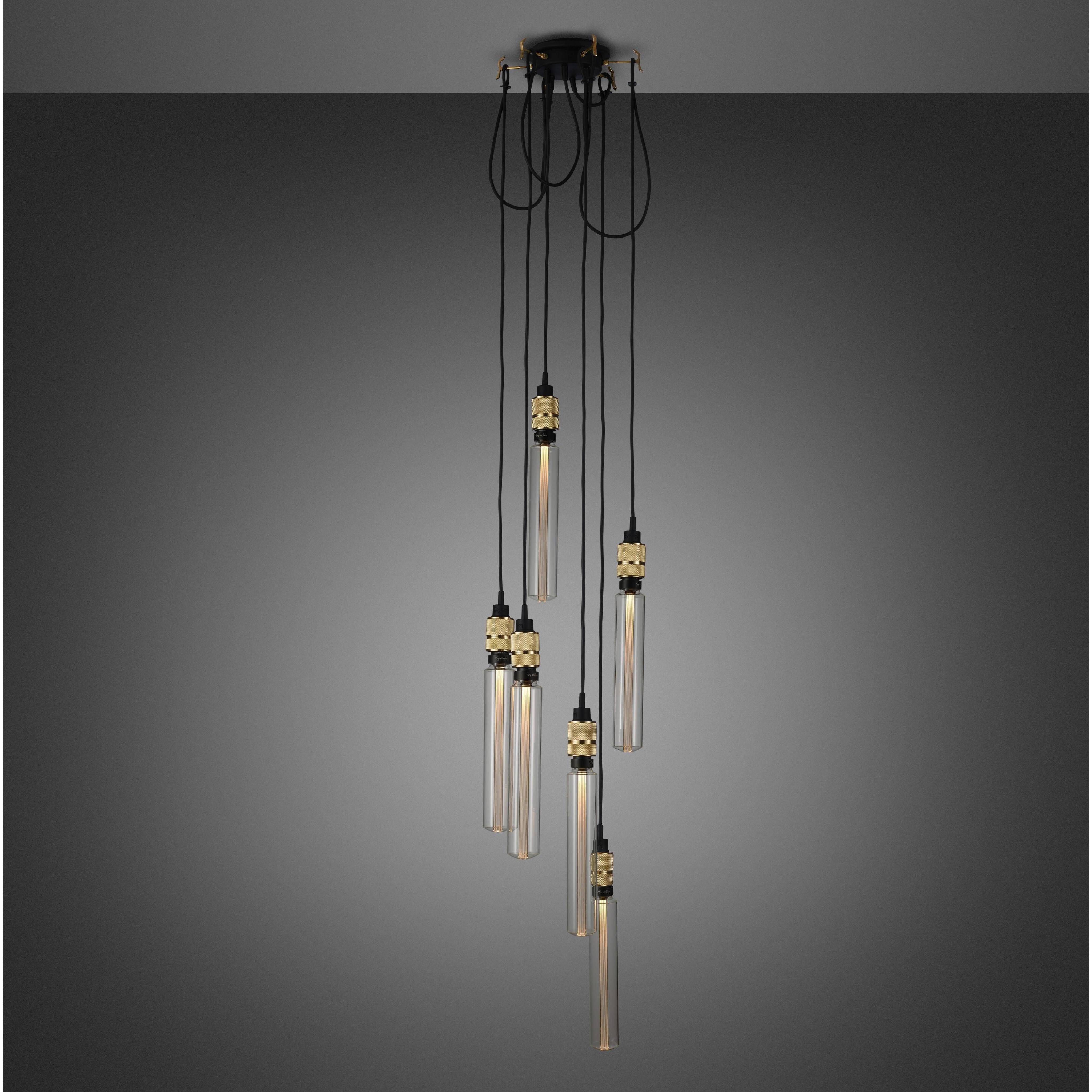 Hooked 6.0 LED 5.91 inch Brass Pendant Ceiling Light, Nude