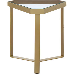 Melrose 20 X 18 inch Gold Accent Table
