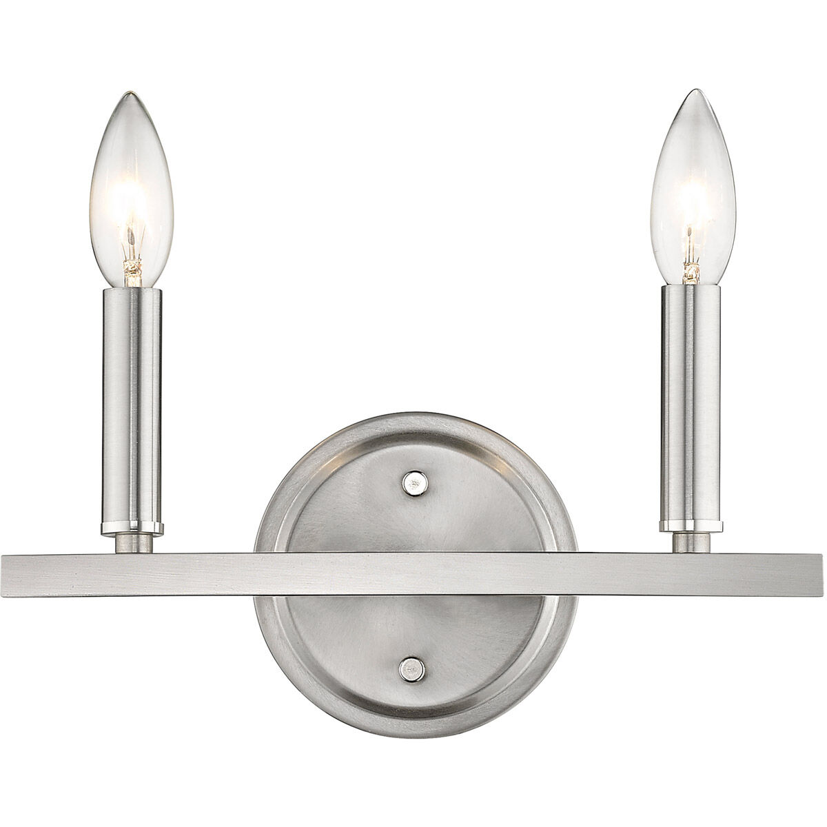 Sawyer 2 Light 12 inch Satin Nickel Vanity Light Wall Light