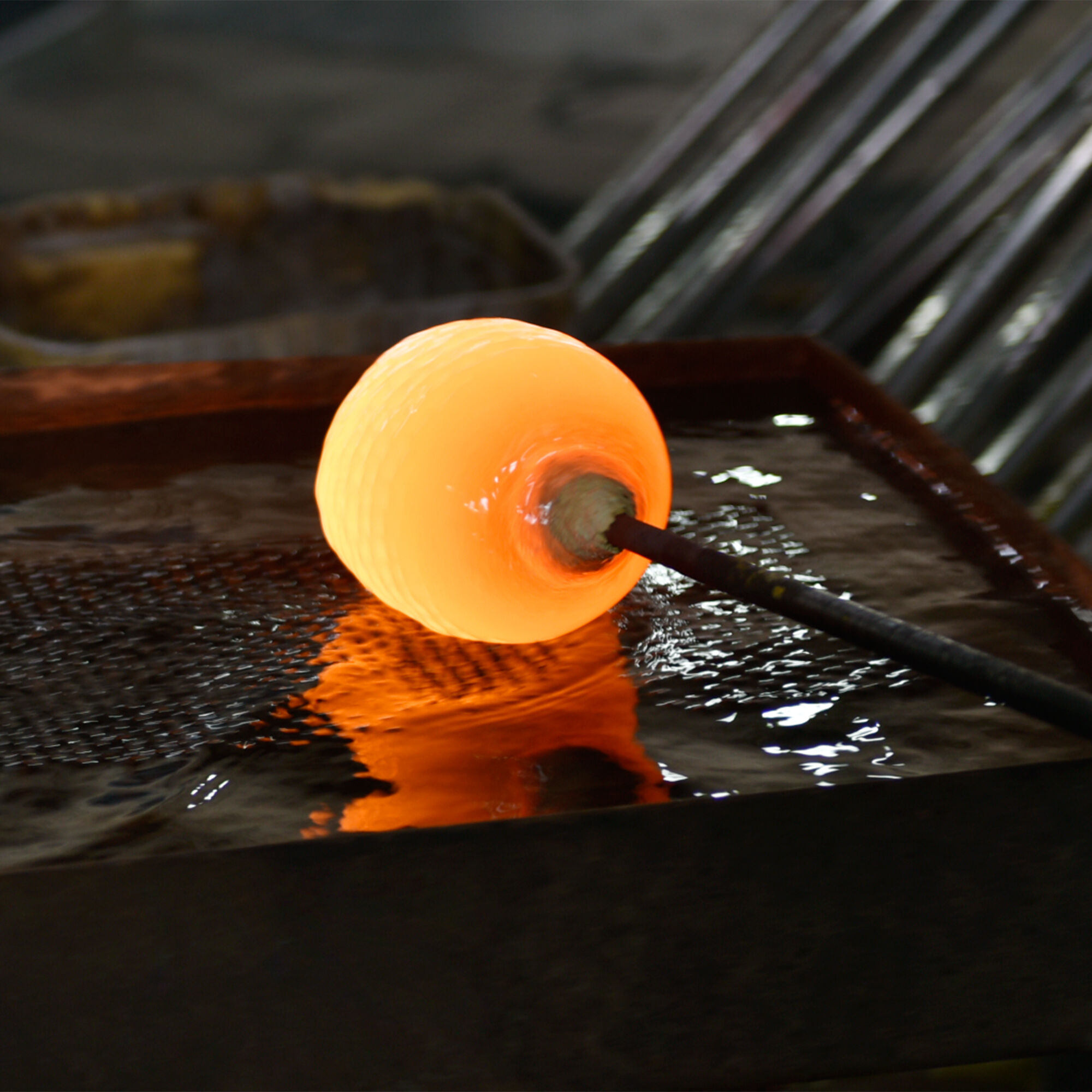 Curva LED 22 inch Brass Chandelier Ceiling Light