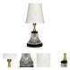 Bryson 12 inch 60.00 watt Black and Satin Brass Mini Accent Lamp Portable Light