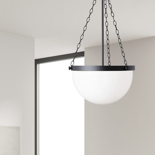 Rhonda 1 Light 15.5 inch Matte Black Pendant Ceiling Light