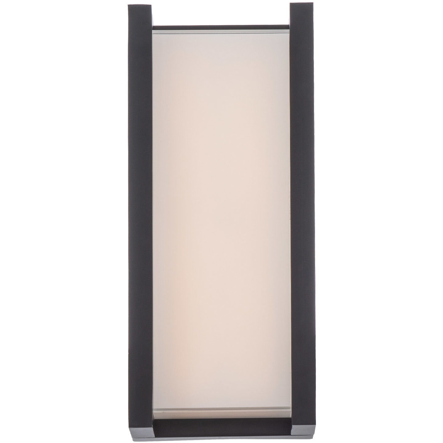 Axel LED 14 inch Black Outdoor Wall Light, dweLED